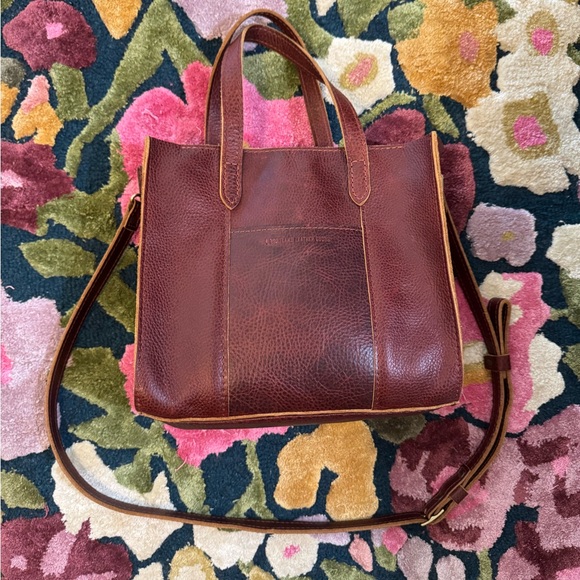 Portland Leather Lola Crossbody in Nutmeg - Picture 1 of 5